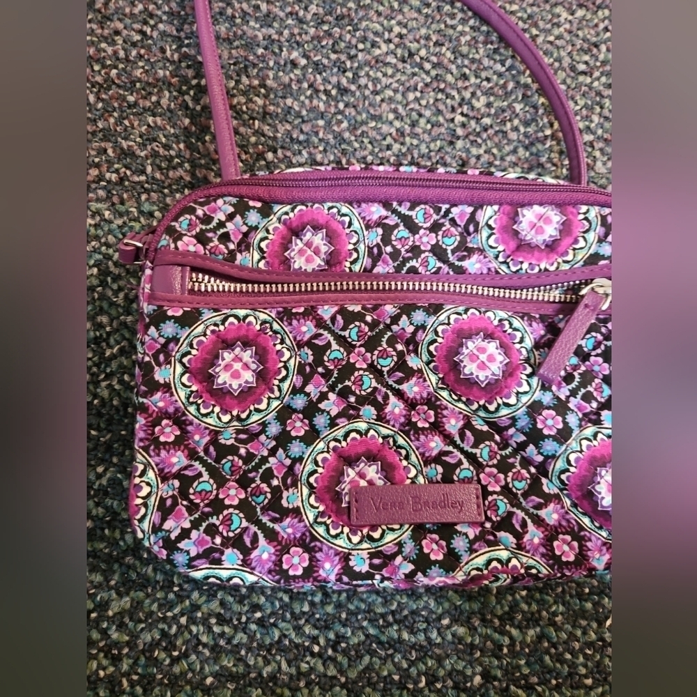 Vera Bradley Small Quilted Shoulder Purse - Picture 2 of 10